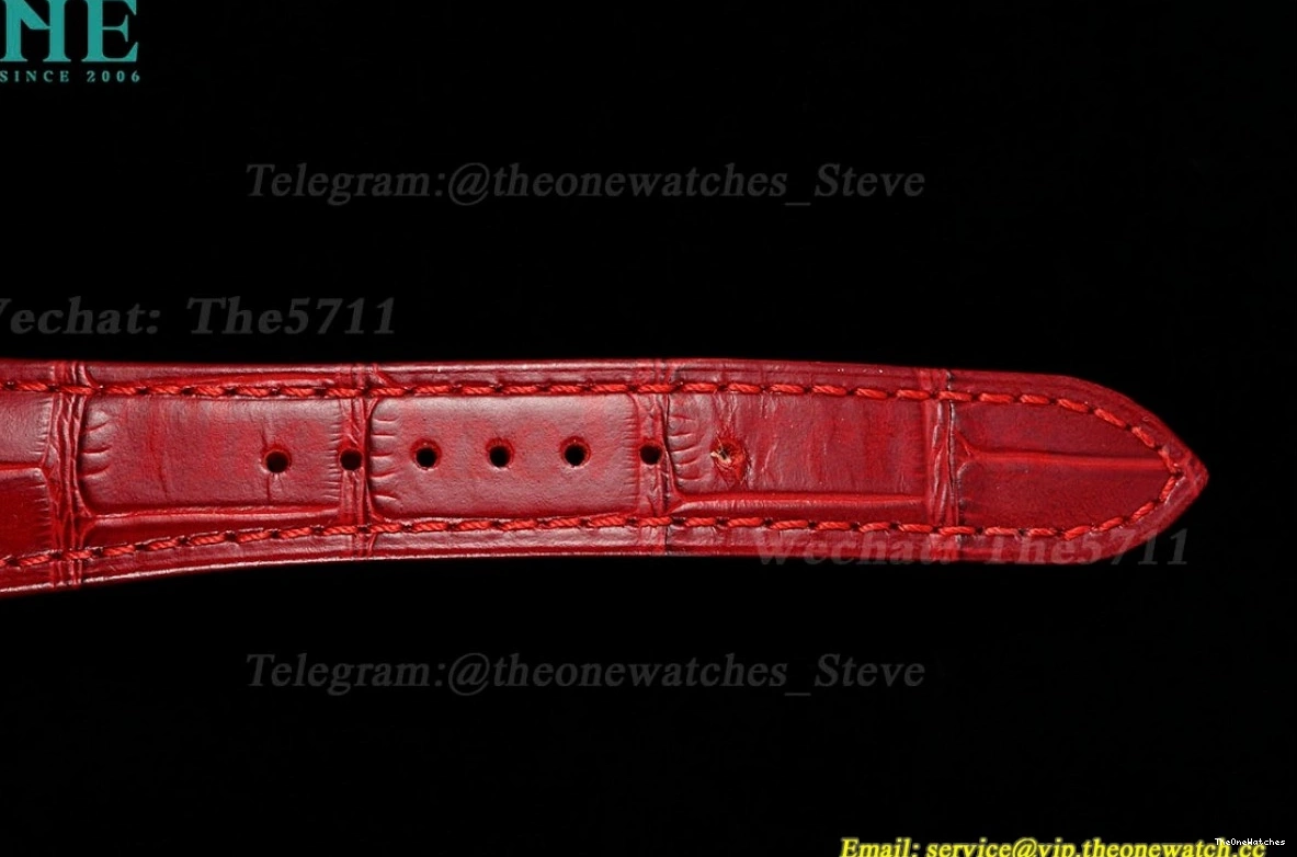 Pasha De 30mm Ladies Cartier Dial White Quartz SS LE Red AF 1203